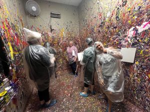 The splatter room at Pinspiration Loveland was loved by all the members of Northern Colorado Community during the February, 2026 members only event night.