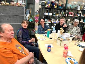 Snacks, drinks and social hour were the extra benefit at the February, 2026 Activity Night held at Pinspiration Loveland. Members of Northern Colorado Community also enjoyed a fun Splatter Room and canvas art to take home.T