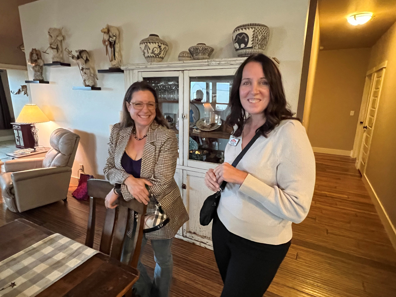 Two members of Northern Colorado Community attend the September, 2026 Business After Hours at Whole Heart Ranch in Wellington, Colorado