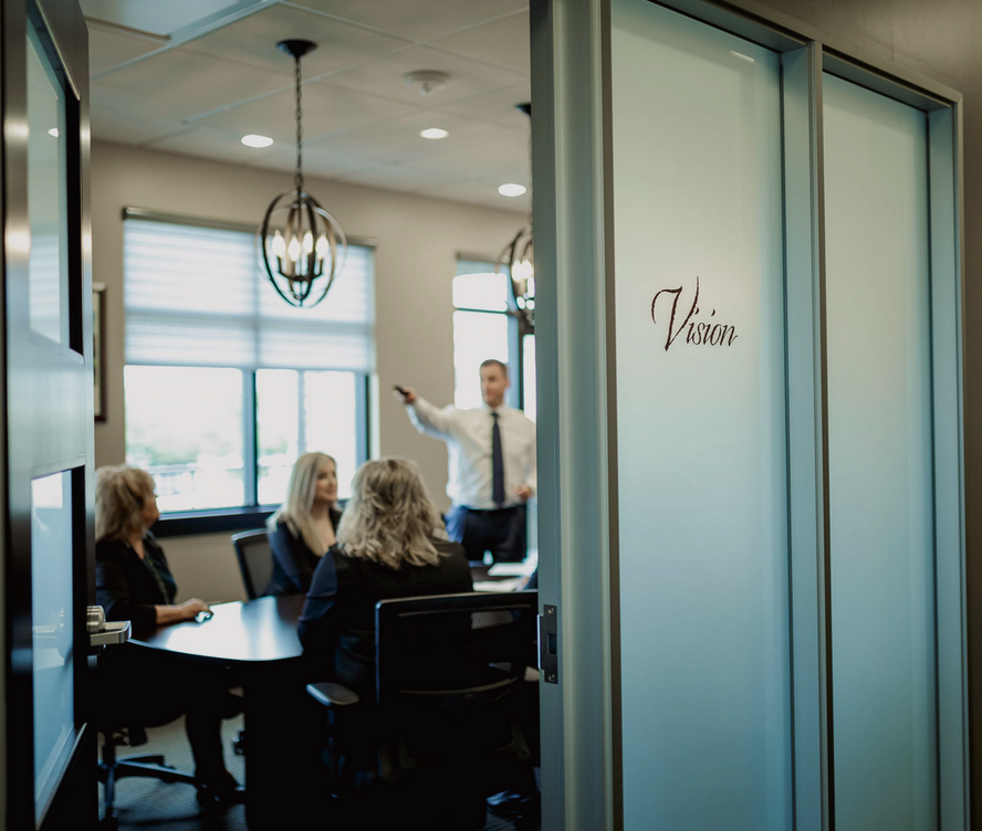 Interior office view of Keystone Financial Services in Loveland